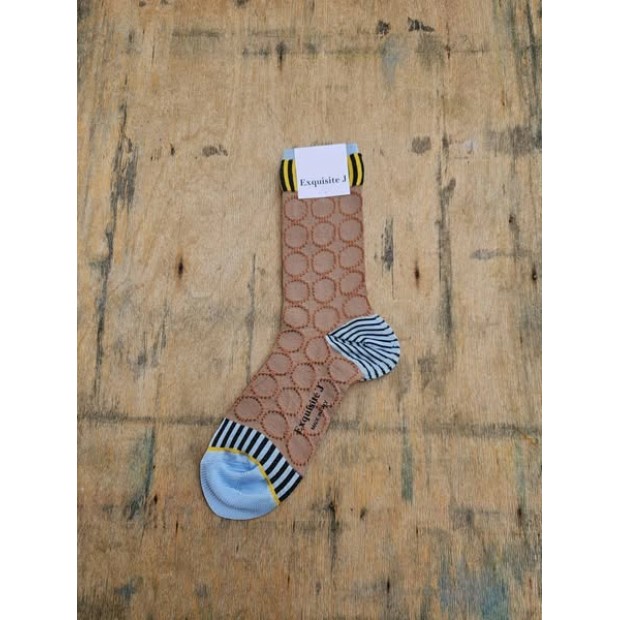 Exquisite J medvilnės kojinės